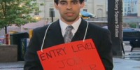 Job seeker sells self Creative way to find a job